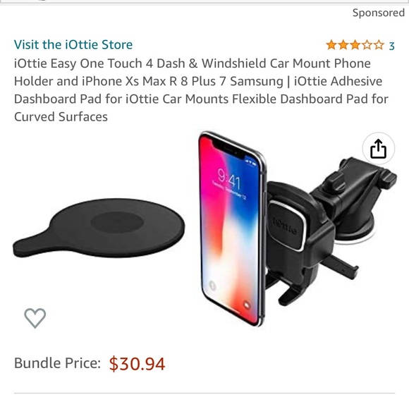 iottie Cell Phones & Accessories Iottie Easy One Touch 4 Car Phone